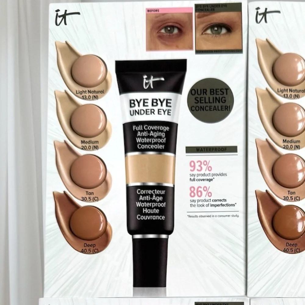 IT COSMETICS 💝 Bye Bye Under Eye Concealer Full Coverage Anti-Aging Waterproof